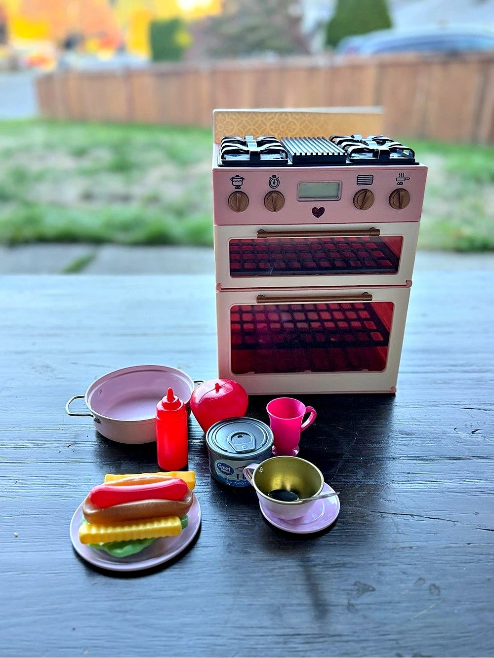 Our Generation Gourmet Kitchen Set. stove/oven OG other items generic brands